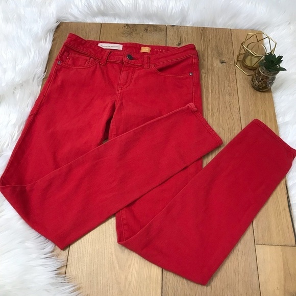 Anthropologie Pilcro and The Letter Press Red pant